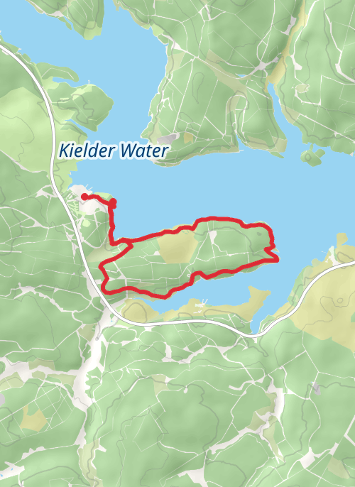 Hike on The Headland and Bull Crag Peninsula via River Tyne Trail mobile static map