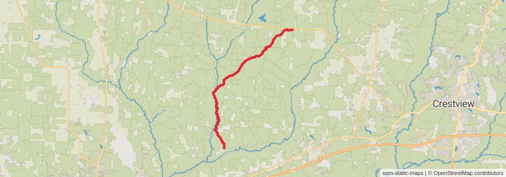 American Perimeter Trail - The South Primary stage 51 Map