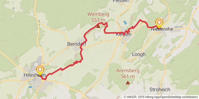 Eifelsteig stage 9 Map