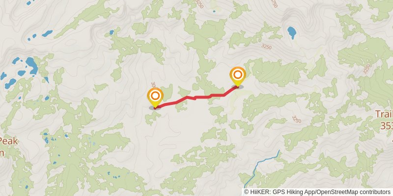 Barigan Stringer Lake via Theodore Solomons Trail stage 2 Map