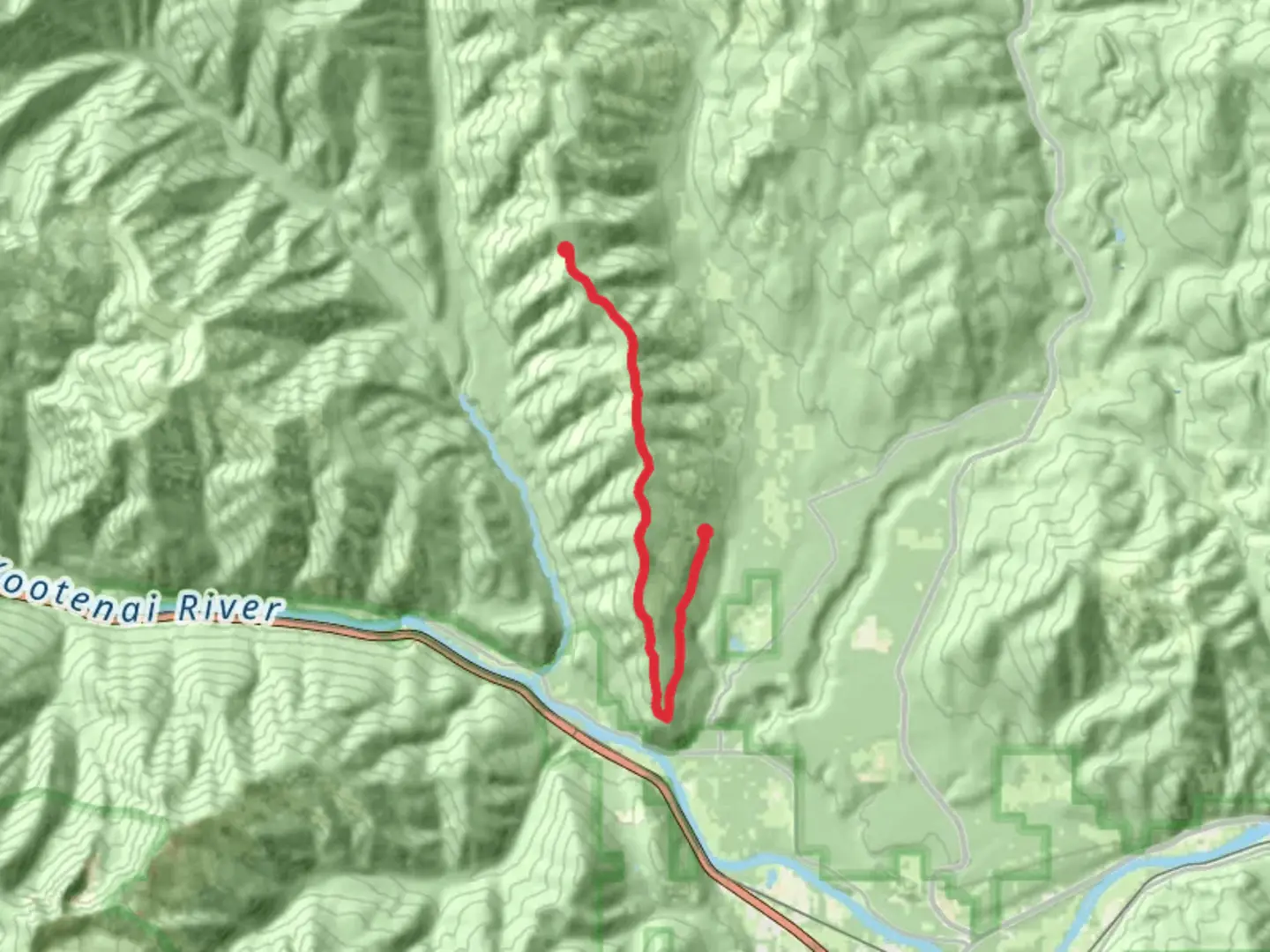 An image depicting the trail Bobtail Ridge Trail and its surrounding area.