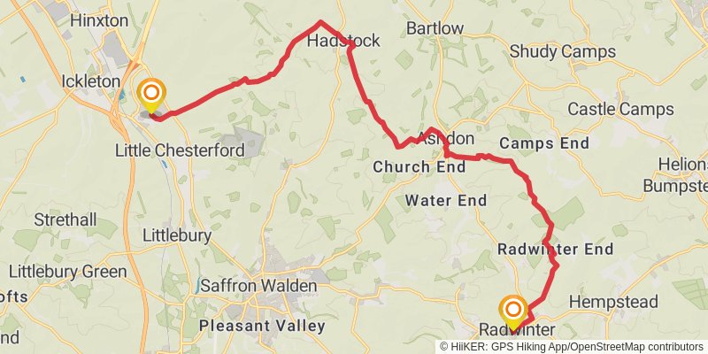 Uttlesford Way stage 3 Map