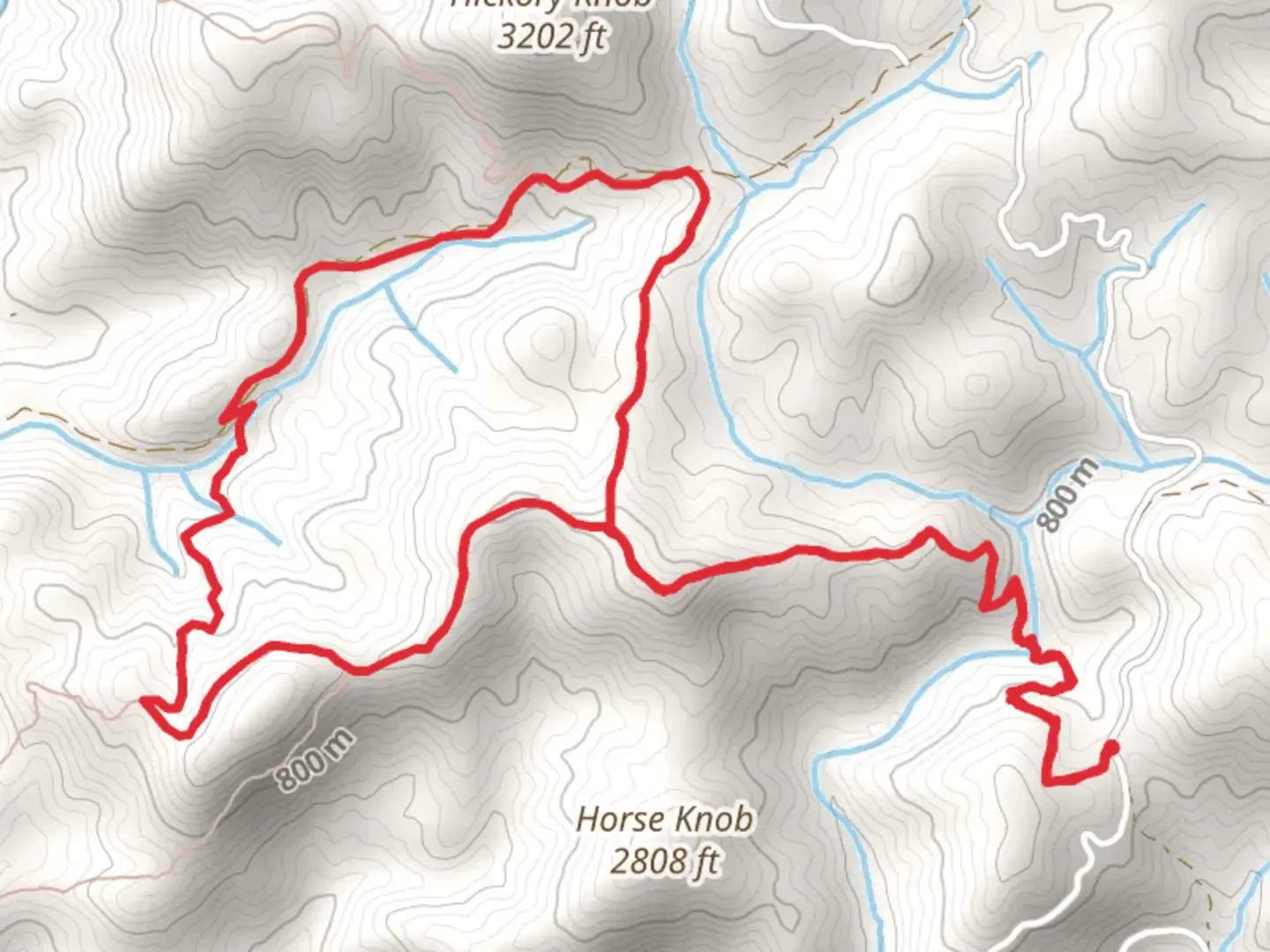 An image depicting the trail Yellow Mountain, Cooper Creek and Shope Gap Loop Trail and its surrounding area.
