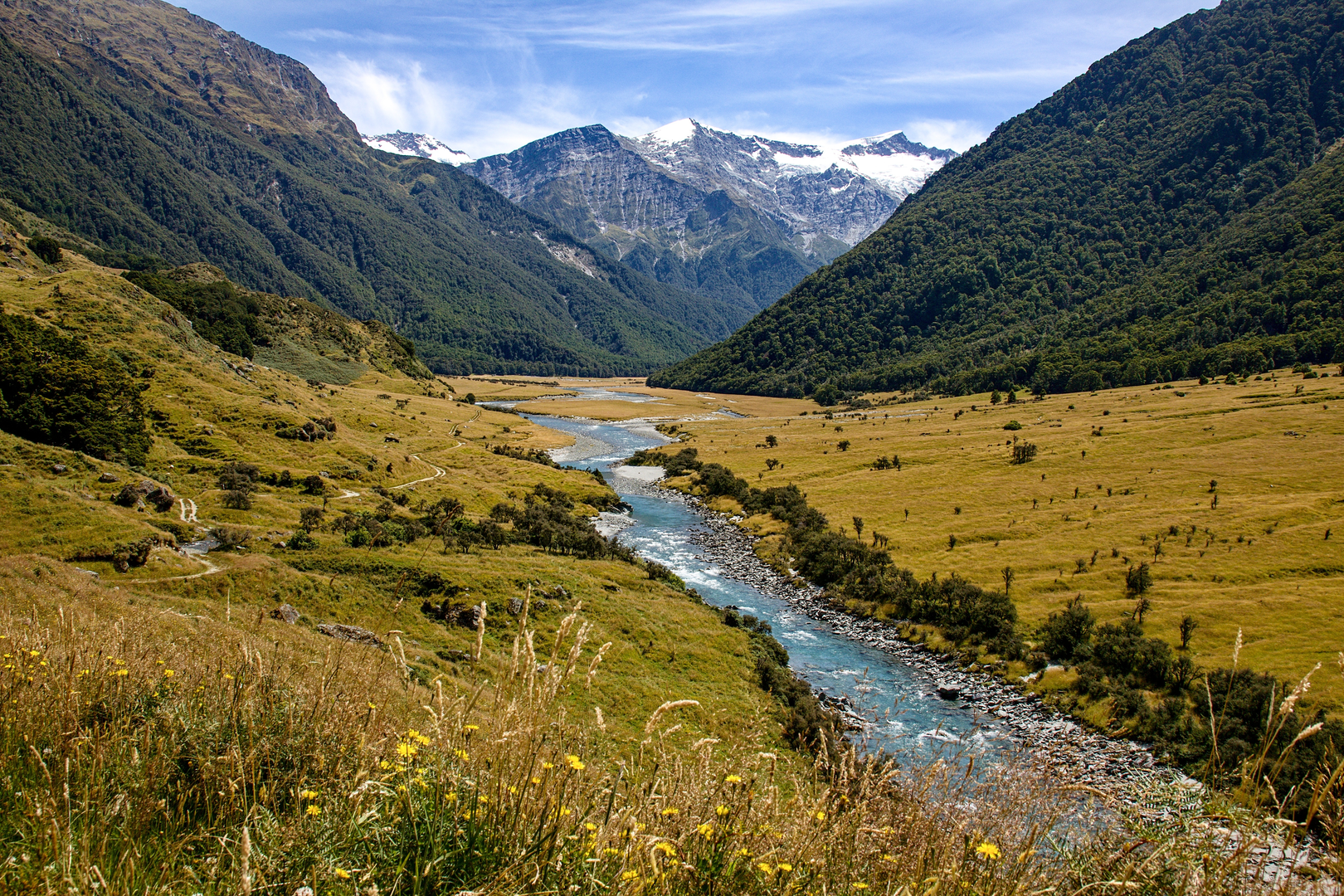 An image depicting the trail Liverpool Track and its surrounding area.