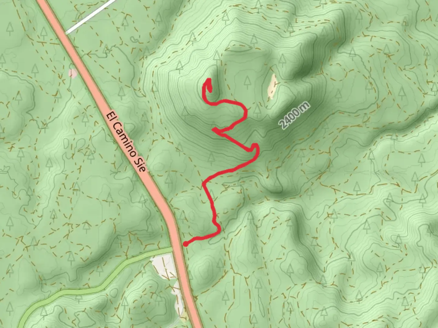 An image depicting the trail Lookout Mountain via Lookout Mountain Road and its surrounding area.