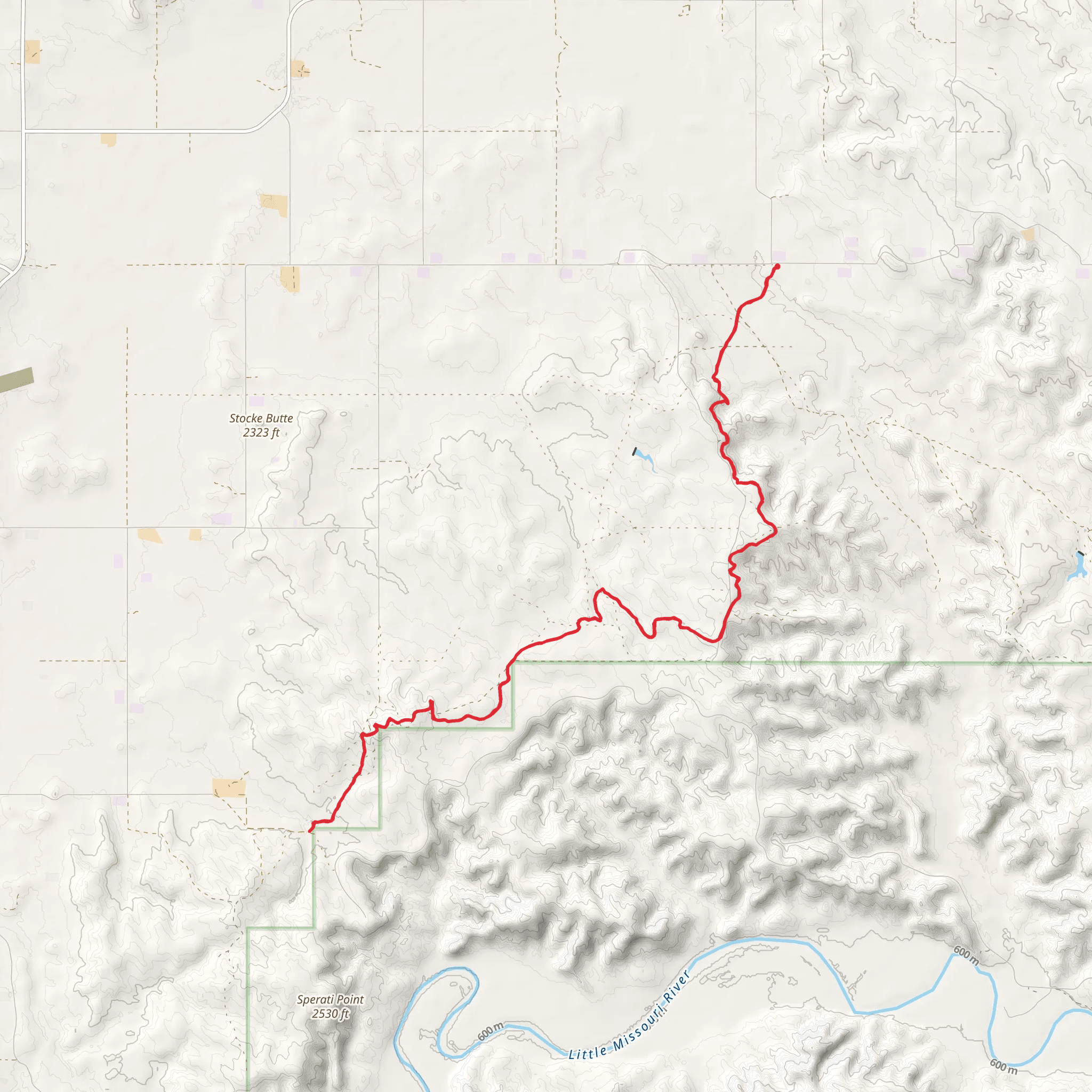 Wolf Trail mobile static map