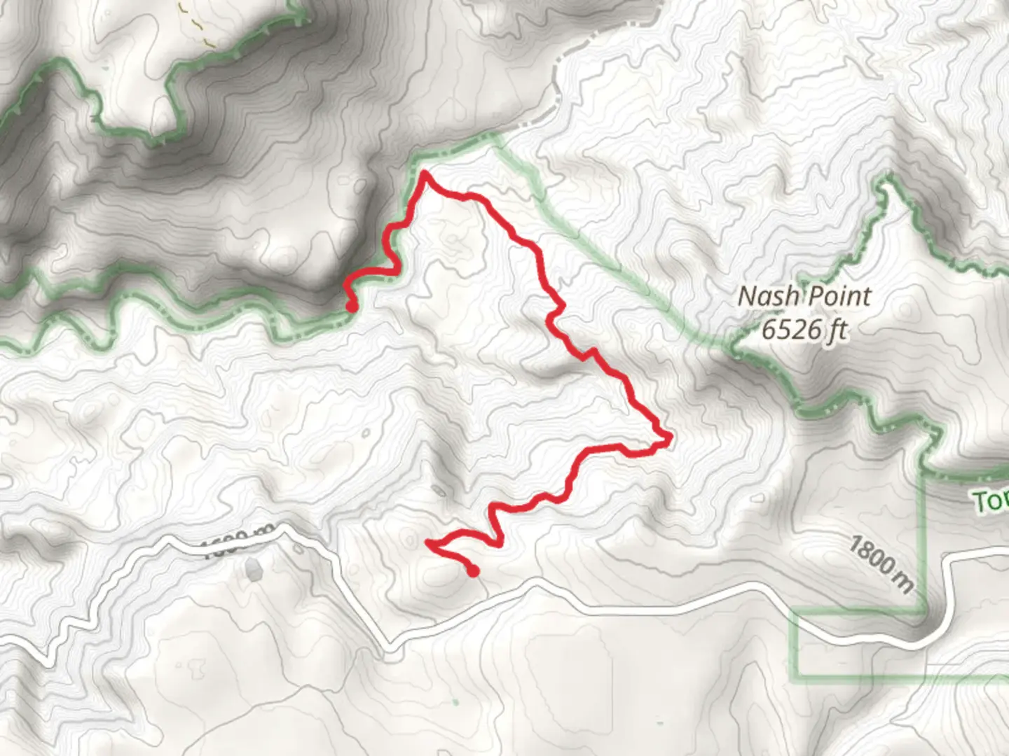 An image depicting the trail Bob Bear Trail - Fossil Creek Road 708 and its surrounding area.