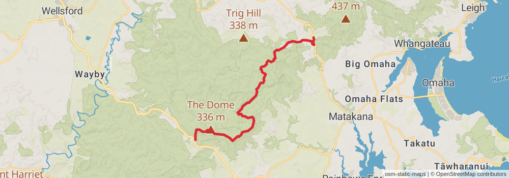 Te Araroa Trail stage 28 Map