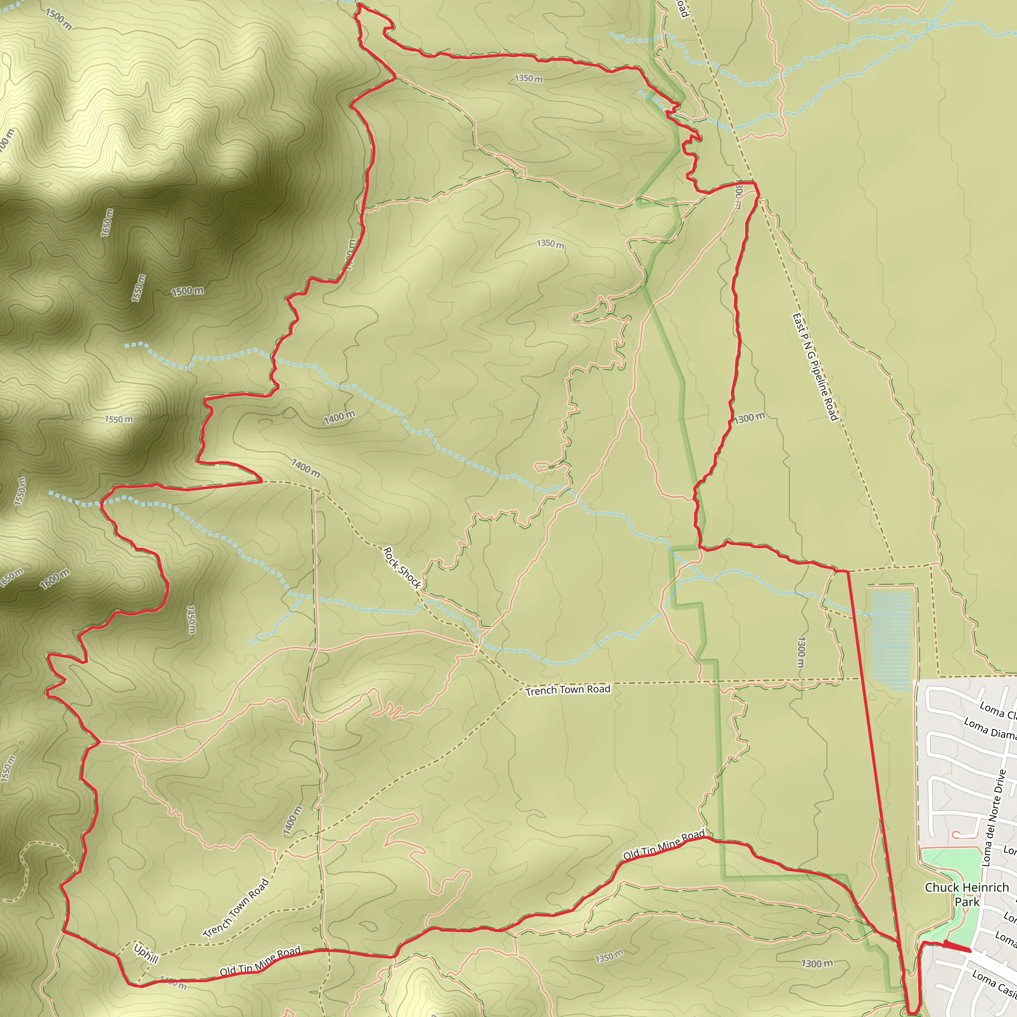 Sotol Forest Loop mobile static map