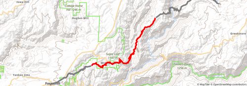American Discovery Trail South Route stage 381 Map