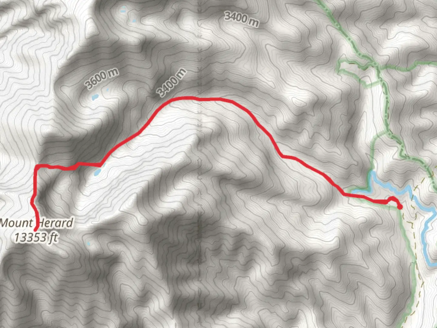An image depicting the trail Mount Herard via Medano Creek and its surrounding area.