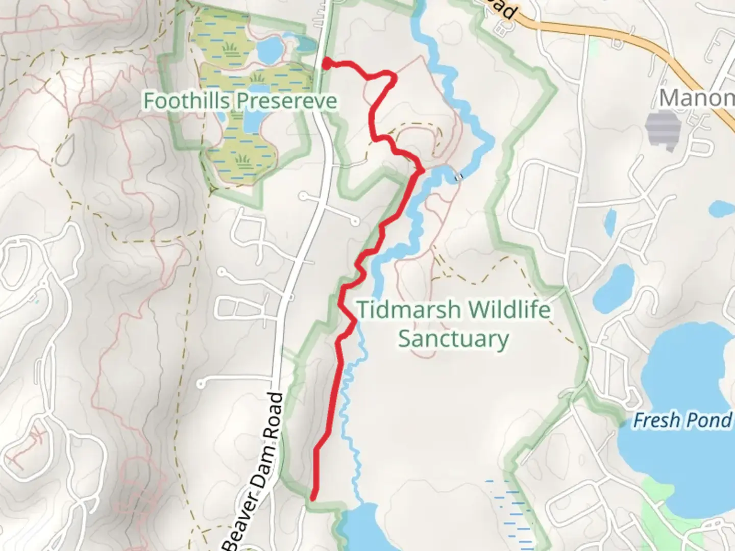 An image depicting the trail Voulunteer Trail via Entrance Trail and its surrounding area.
