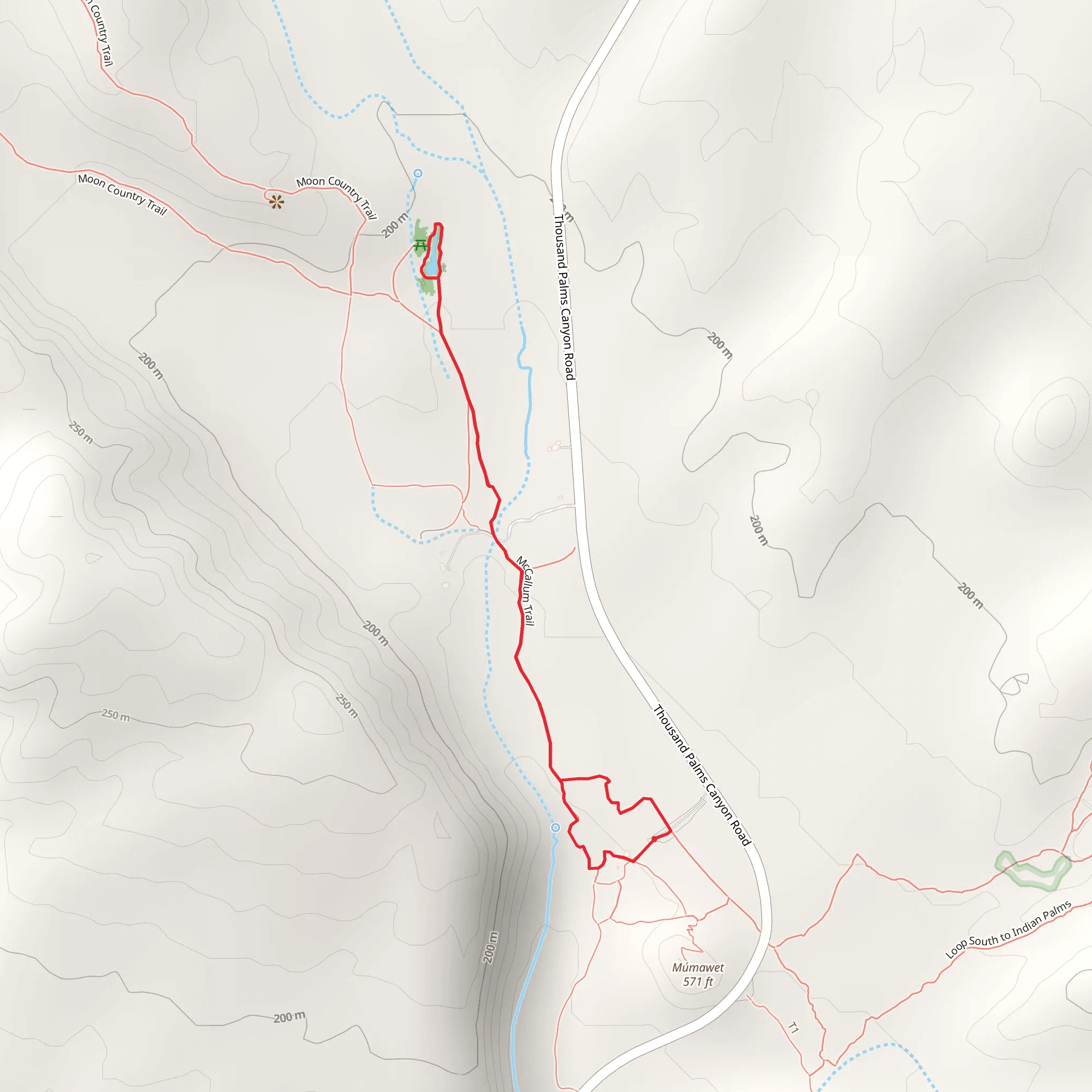 McCallum Pond Trail mobile static map