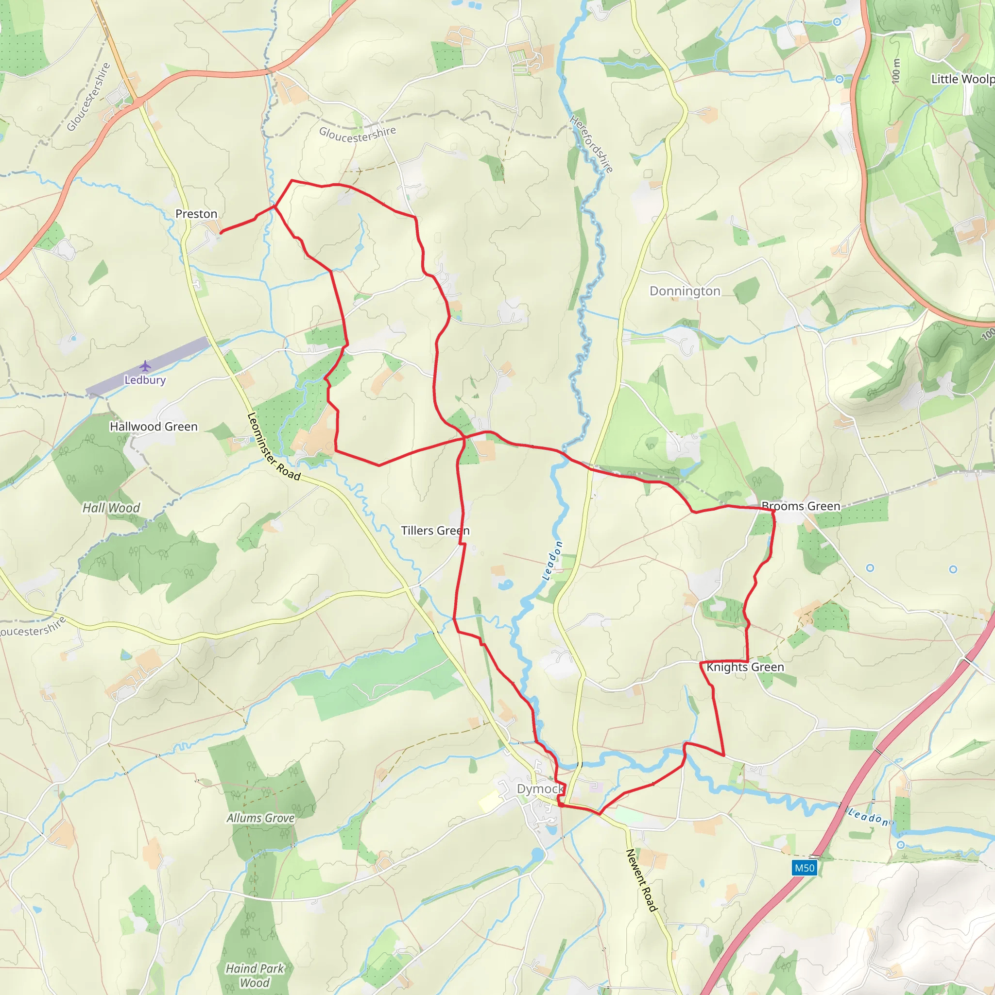 Poets Path No 2 mobile static map