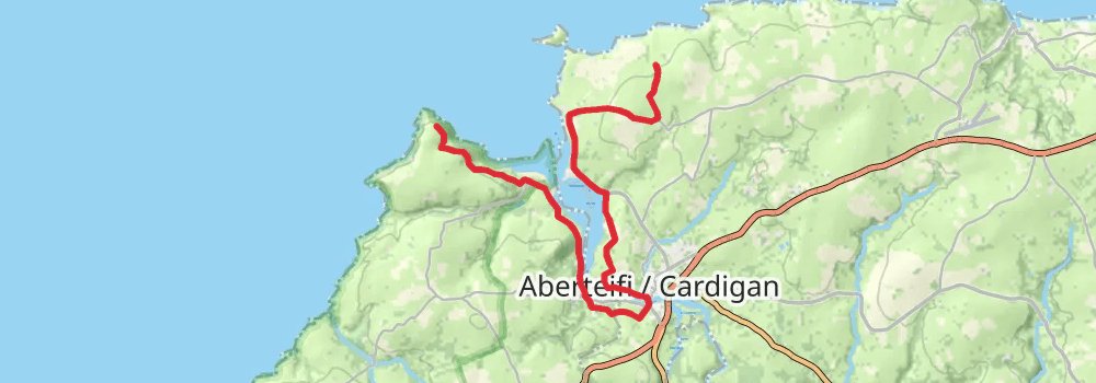 Wales Coast Path stage 39 Map