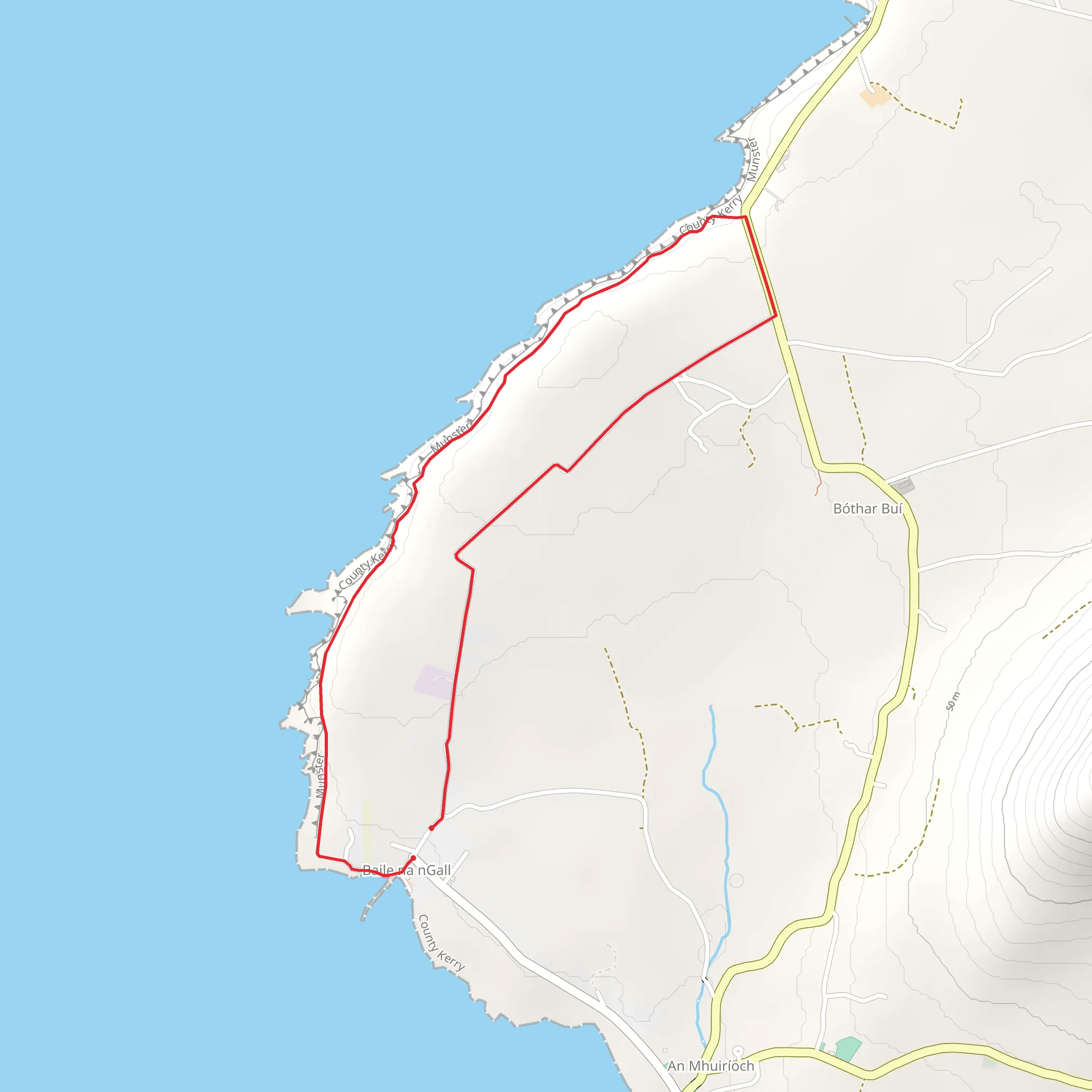 Dingle - Siuloid na Faille mobile static map