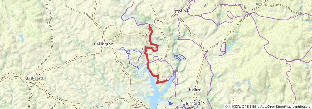 Tamara Coast to Coast Way stage 3 Map