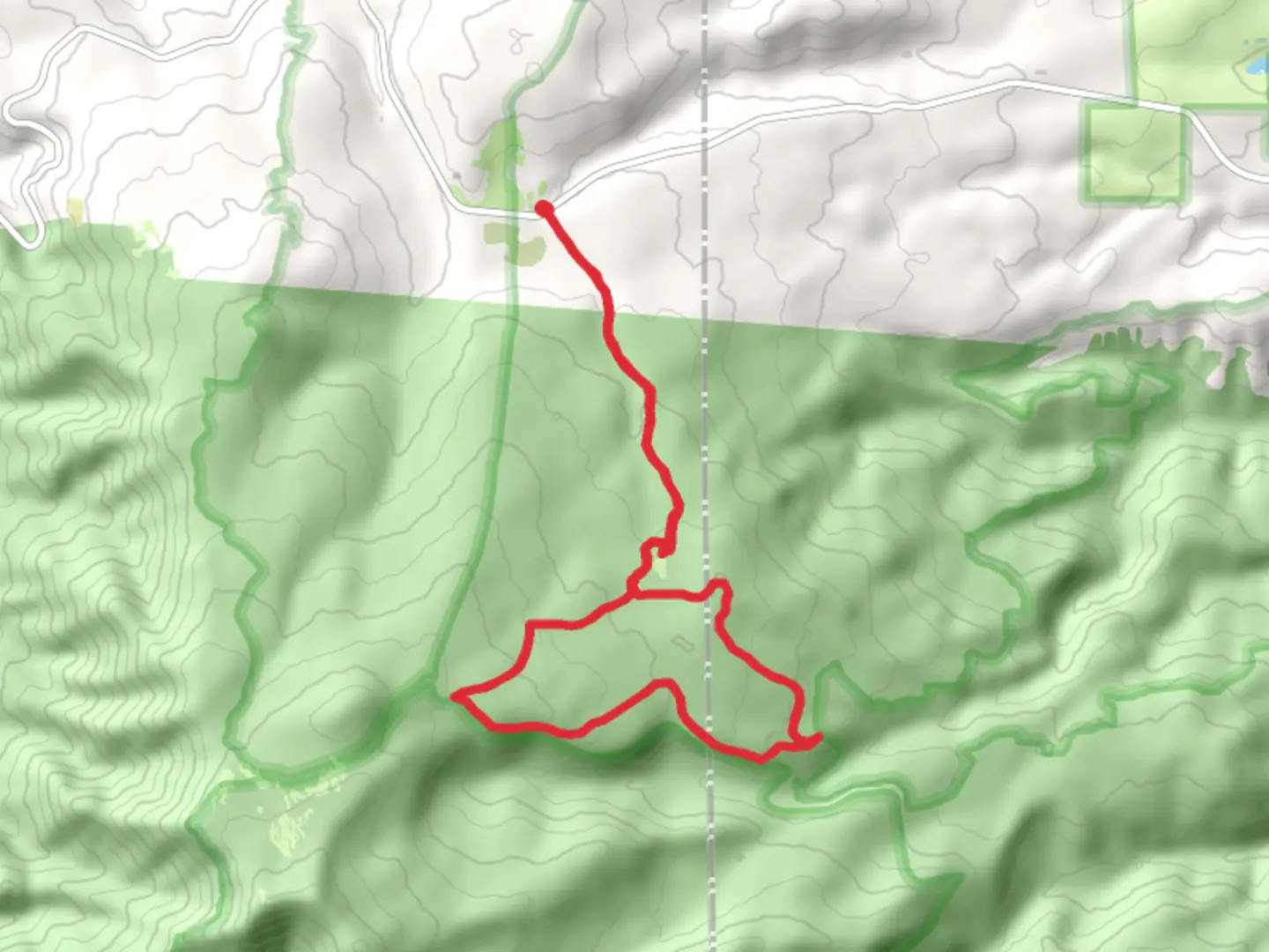 An image depicting the trail Eightmile Point Loop via Lookout Mountain Trail and its surrounding area.