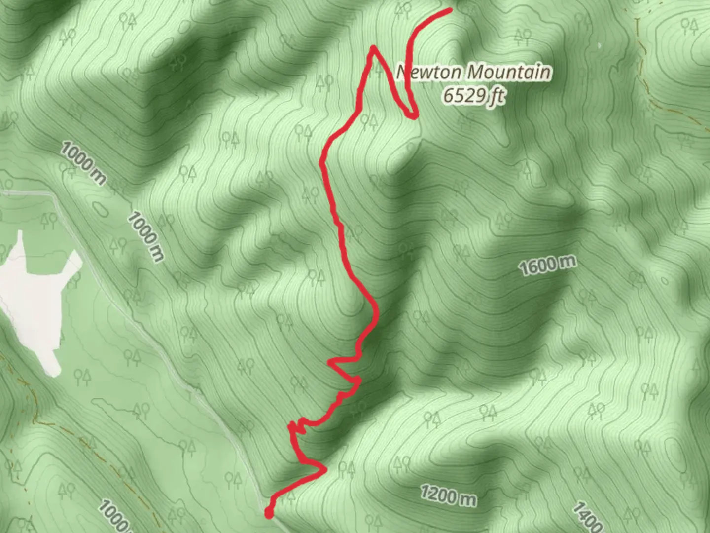 An image depicting the trail Newton Gulch Trail and its surrounding area.