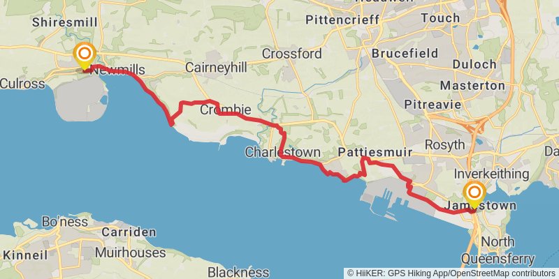 Stevenson Way stage 24 Map