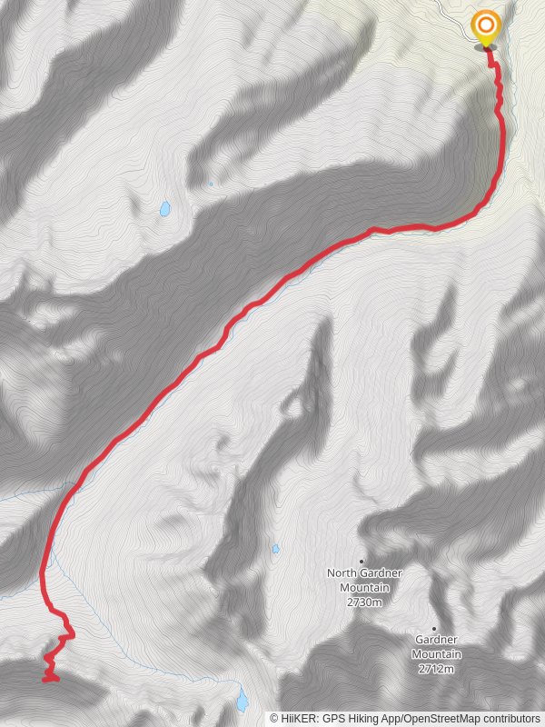 Cedar Creek Trail mobile static map