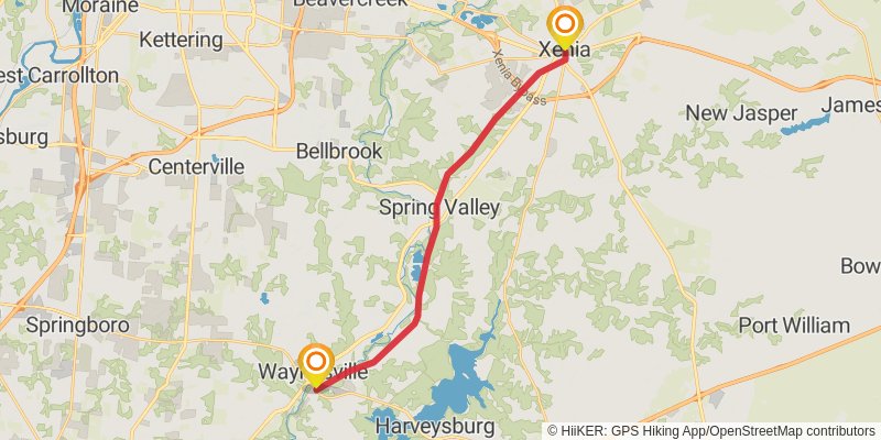Buckeye Trail stage 35 Map