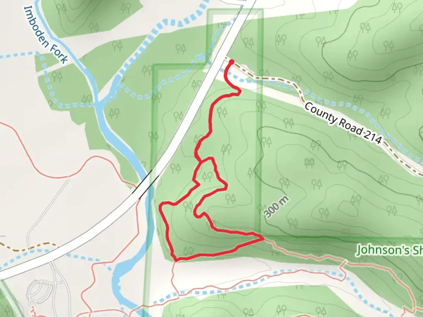 An image depicting the trail Scour Loop Trail and its surrounding area.