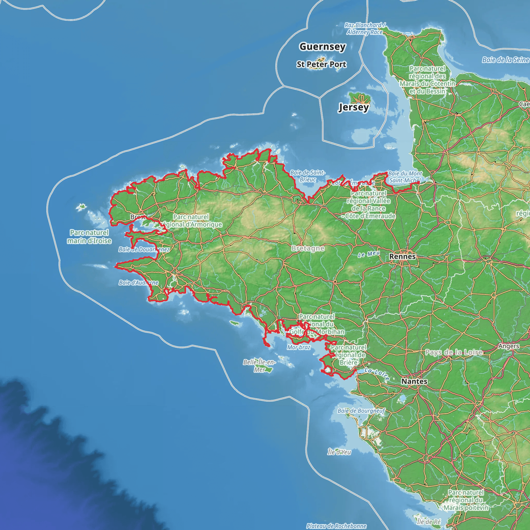 GR 34 mobile static map