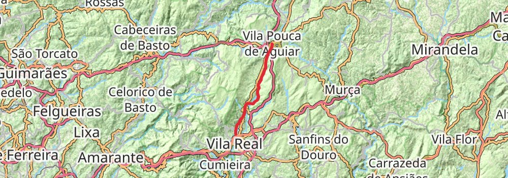 Camino Portugues do Interior stage 10 Map