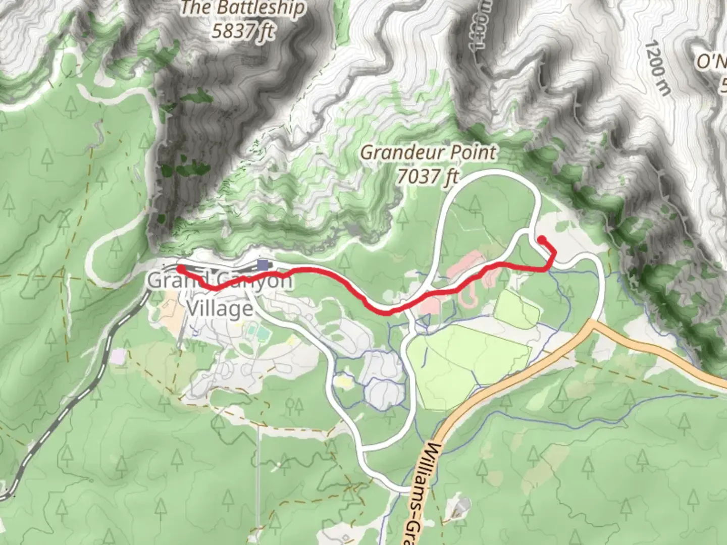 An image depicting the trail Greenway and its surrounding area.