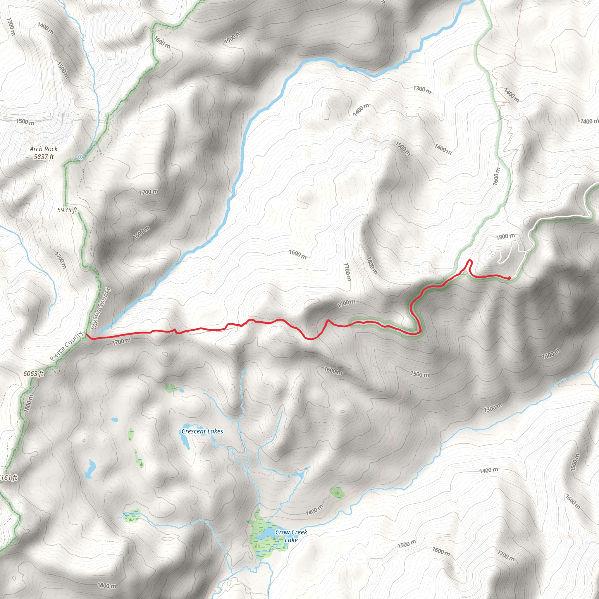 Raven Roost Trail mobile static map