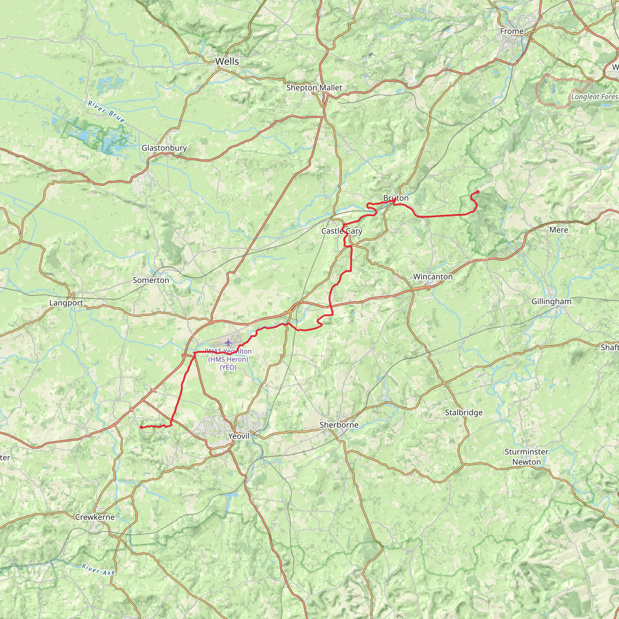 Leland Trail mobile static map