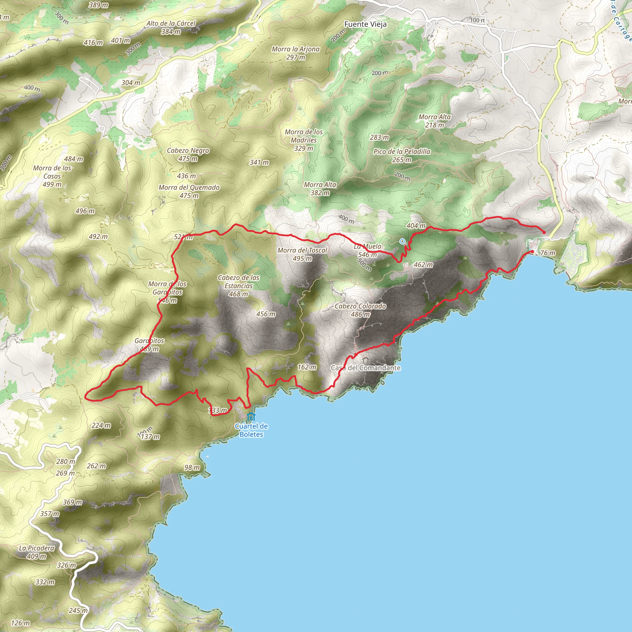 El Portus Loop mobile static map