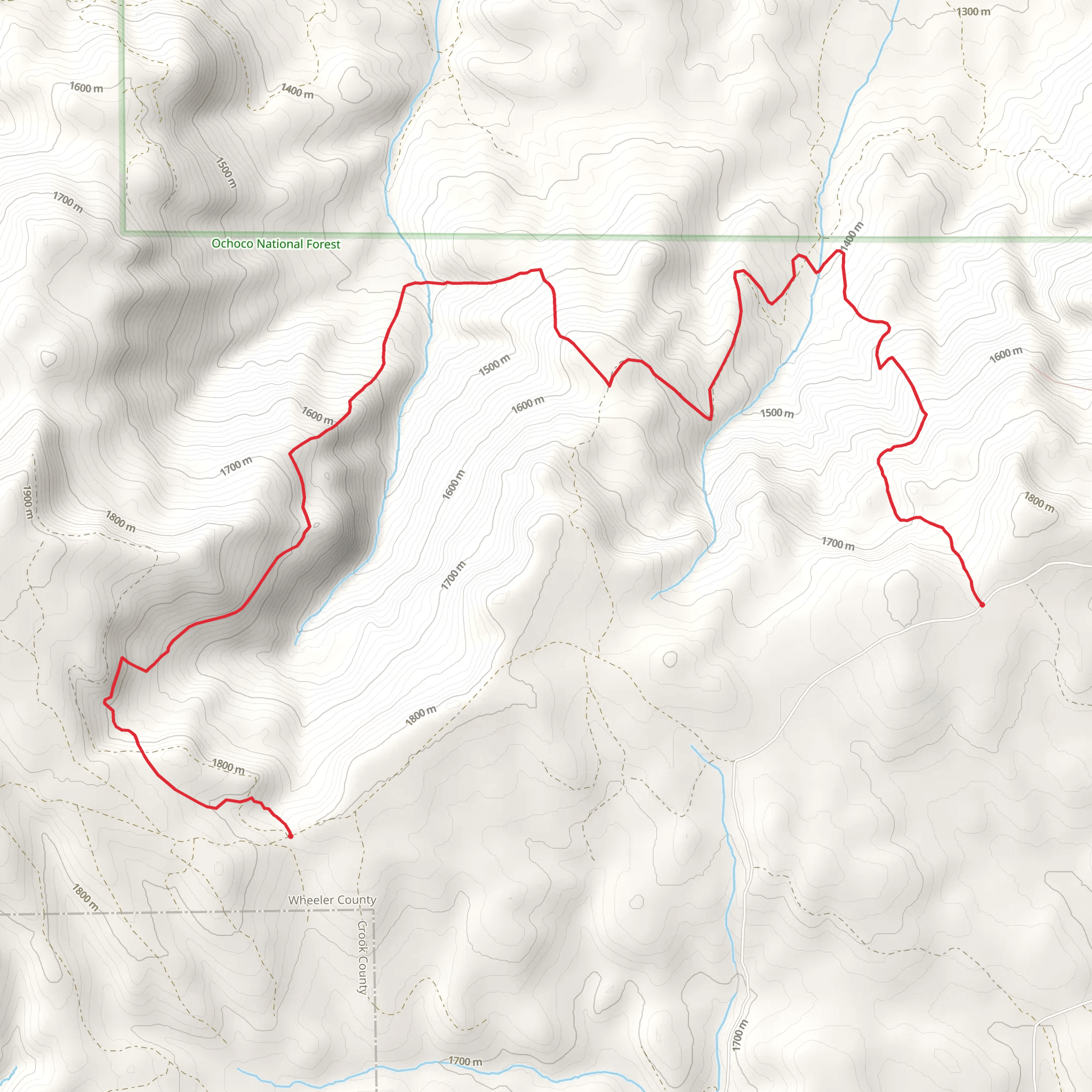 Keeton Trail mobile static map