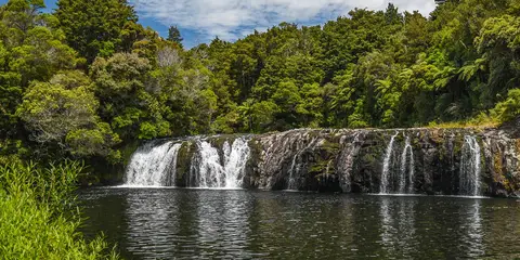 An image depicting the trail Fairy Pools via Southside Track and its surrounding area.