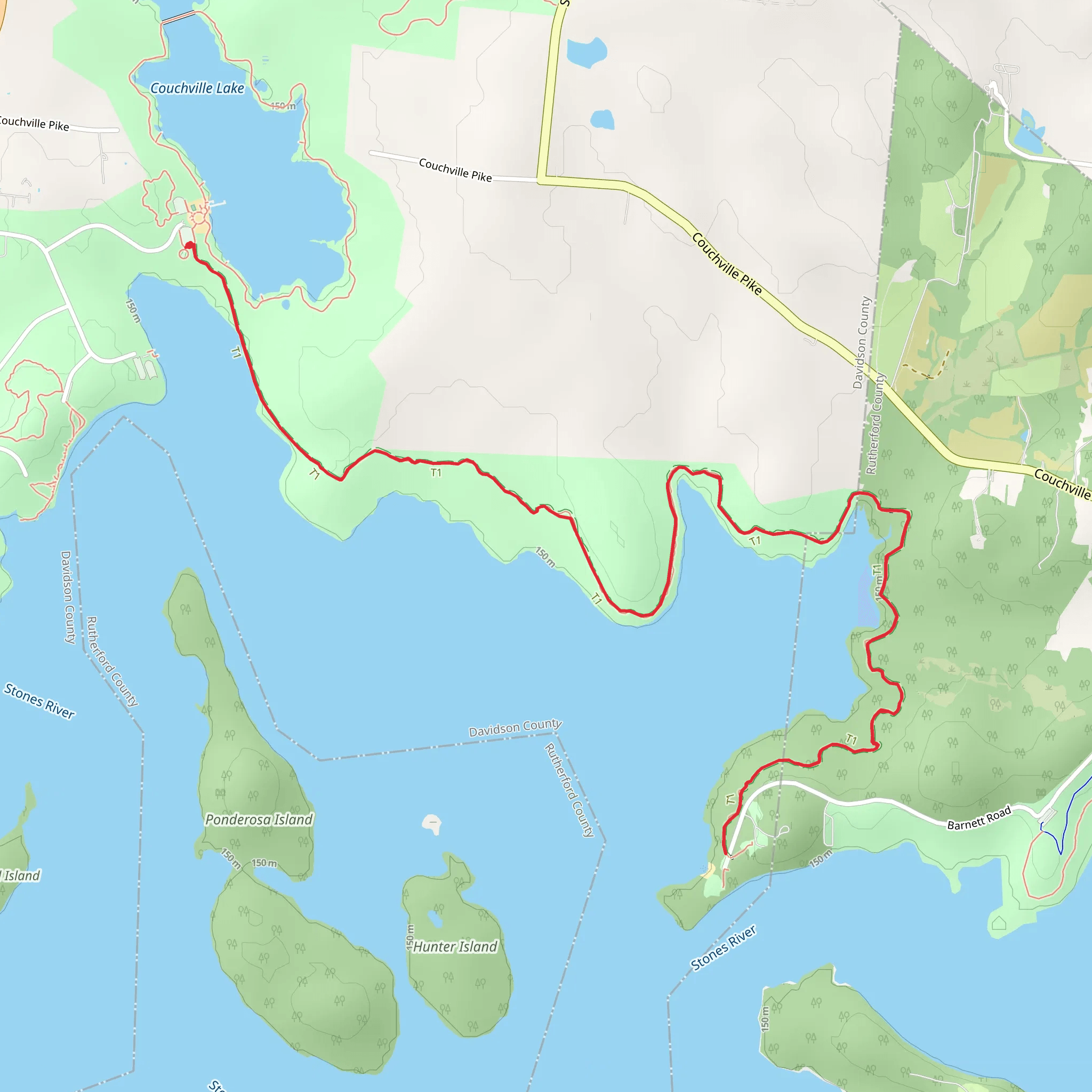 Bryant Grove Trail mobile static map