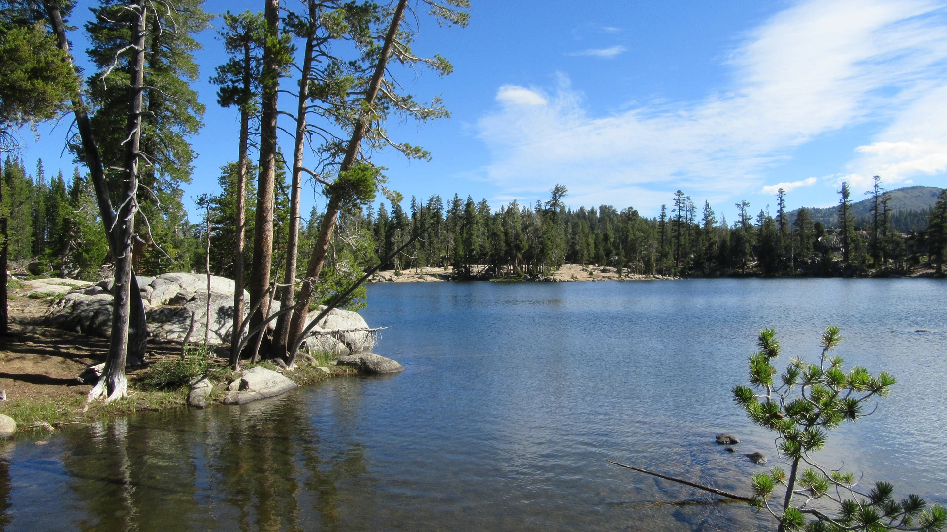 An image depicting the trail Dardanelles Lake via Meiss Meadow-Round Lake Trail and its surrounding area.