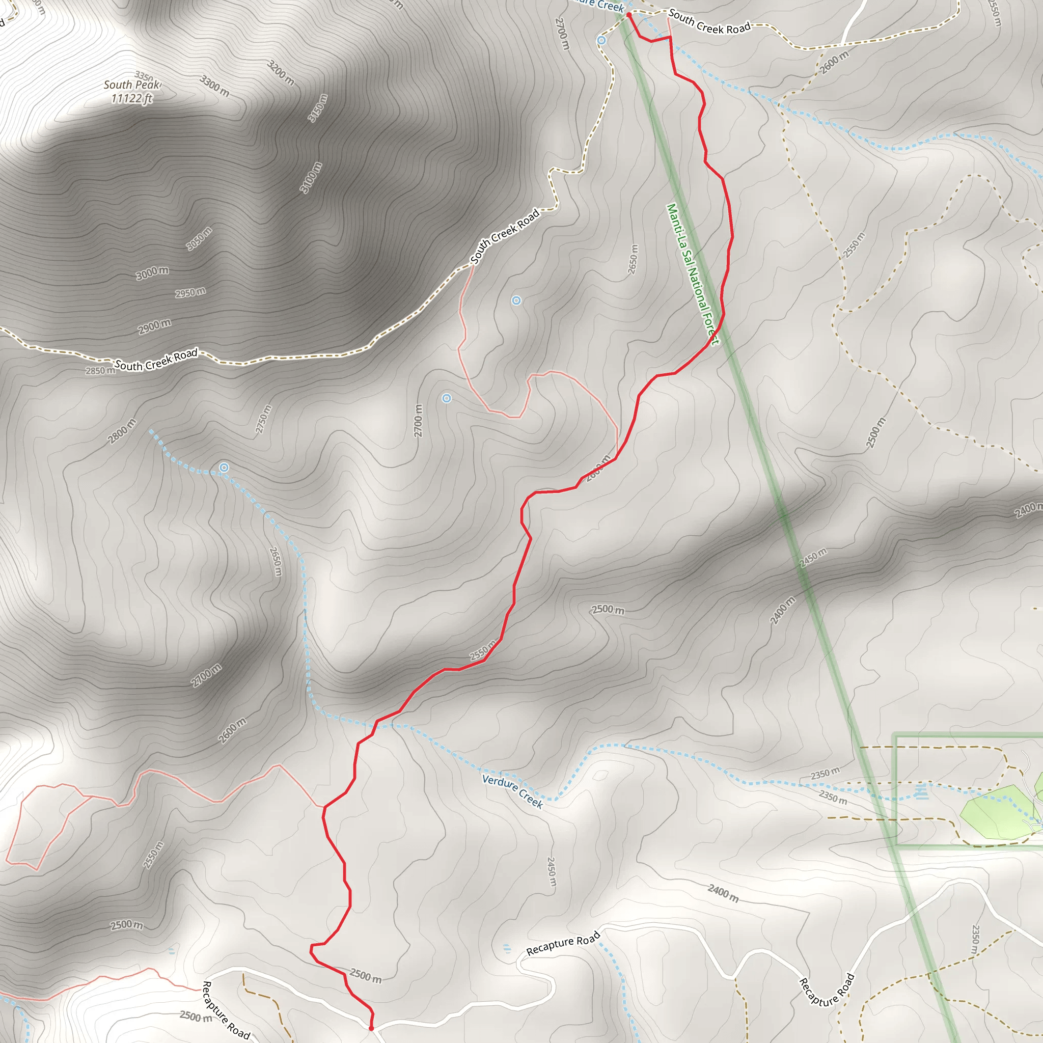 Wagonwheel Trail mobile static map