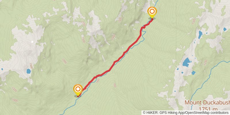 Enchanted Valley - LaCrosse Basin Loop stage 3 Map