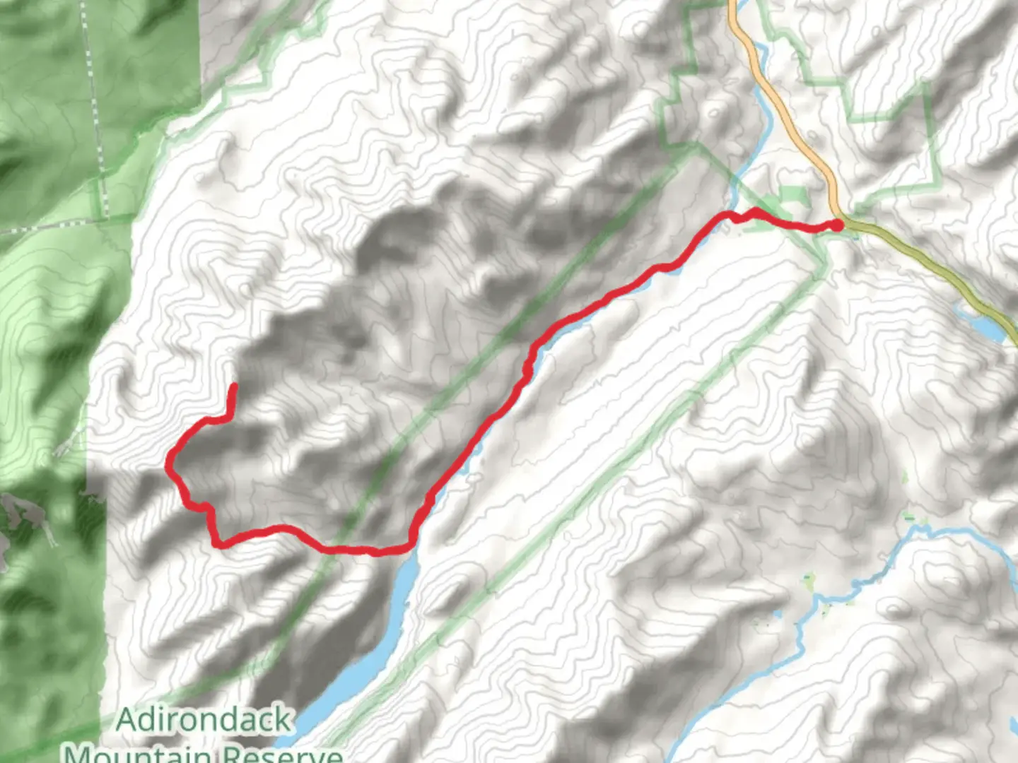 An image depicting the trail Cathedral Rocks to Pyramid Peak to Armstrong Mountain via East and West River Trail and its surrounding area.