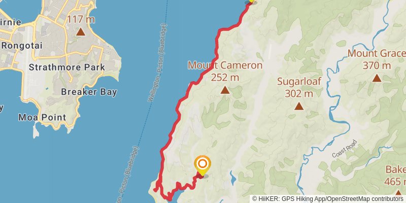 Eastbourne Lakes Circuit stage 2 Map