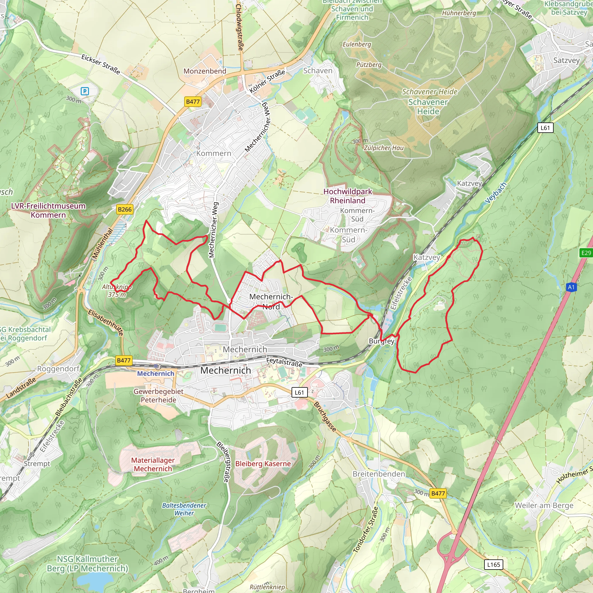 Katzensteine and Altusknipp via Kay Koenig Route mobile static map