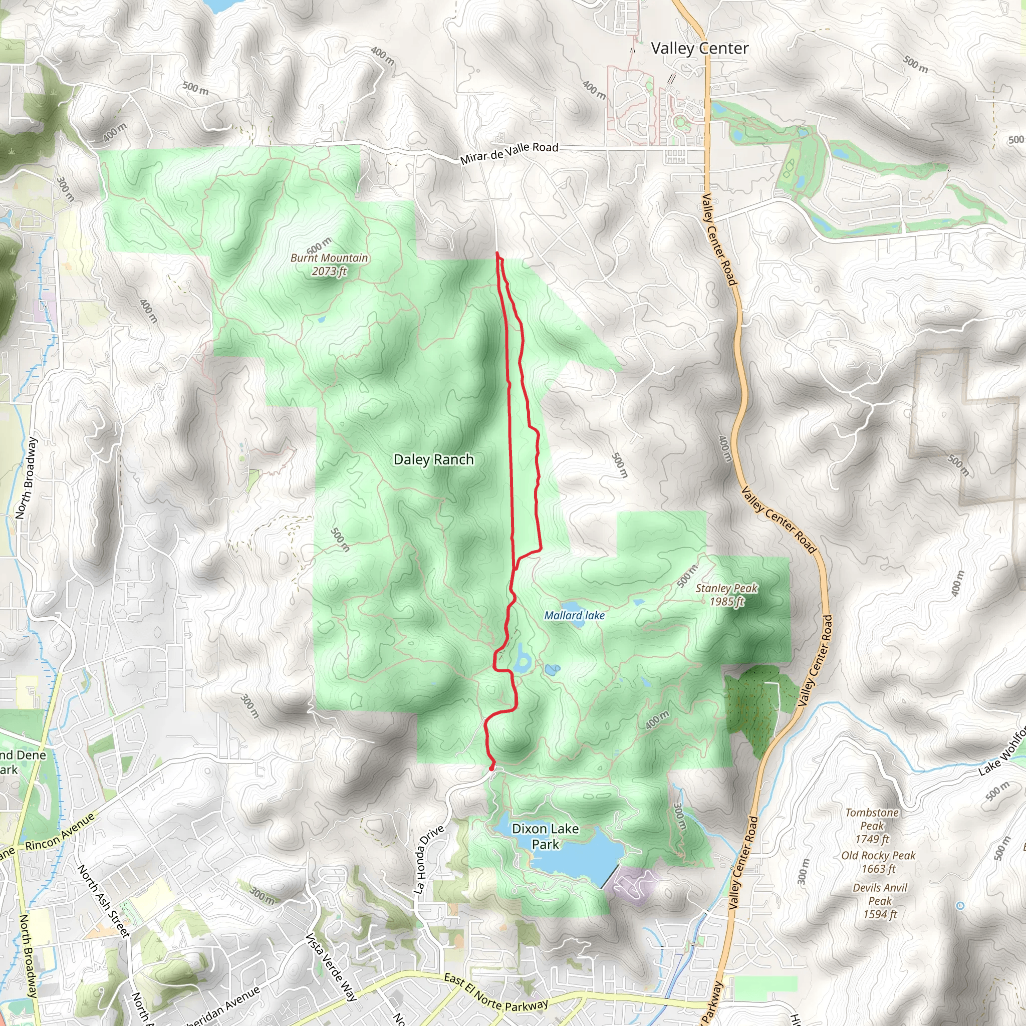 Jack Creek Meadow Loop Trail mobile static map
