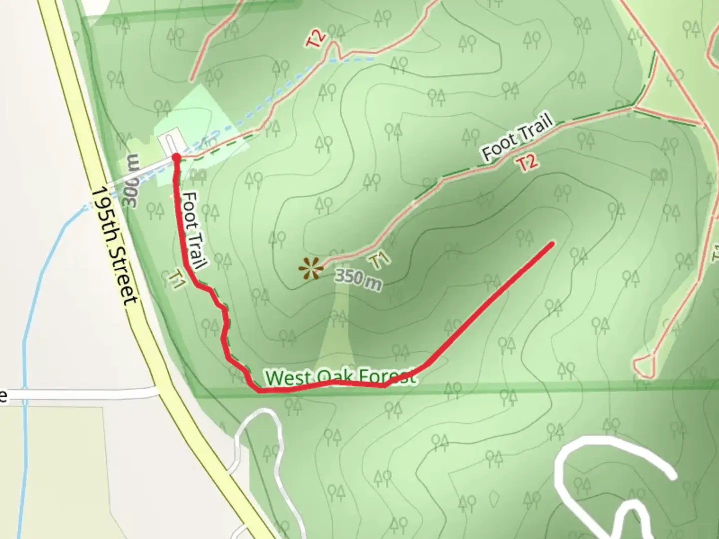An image depicting the trail Foot Trail and its surrounding area.