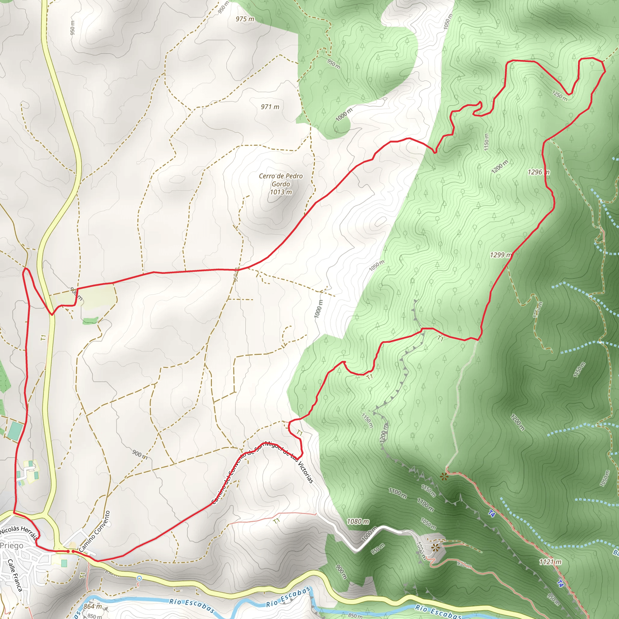 Rodenal Viewpoint Route PR CU 42 mobile static map