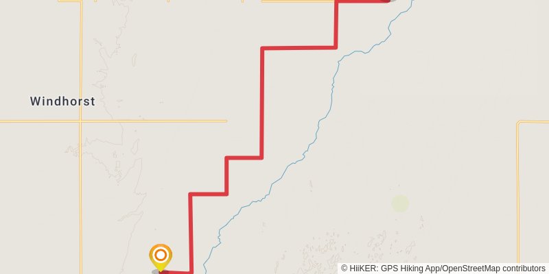 American Discovery Trail - Kansas stage 30 Map