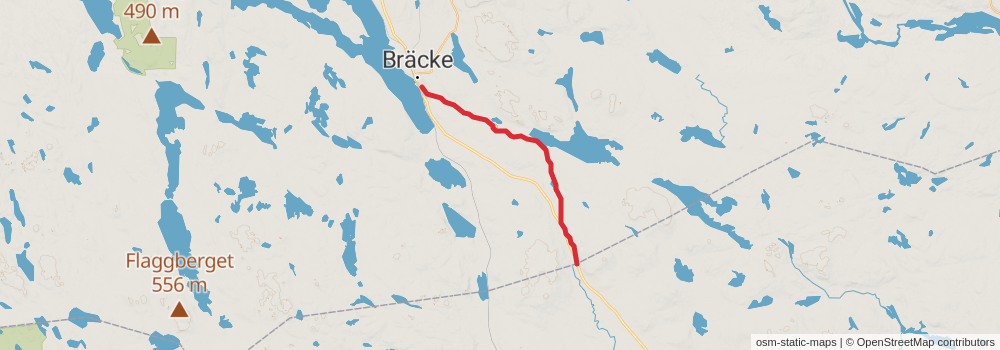 St Olavsleden stage 7 Map