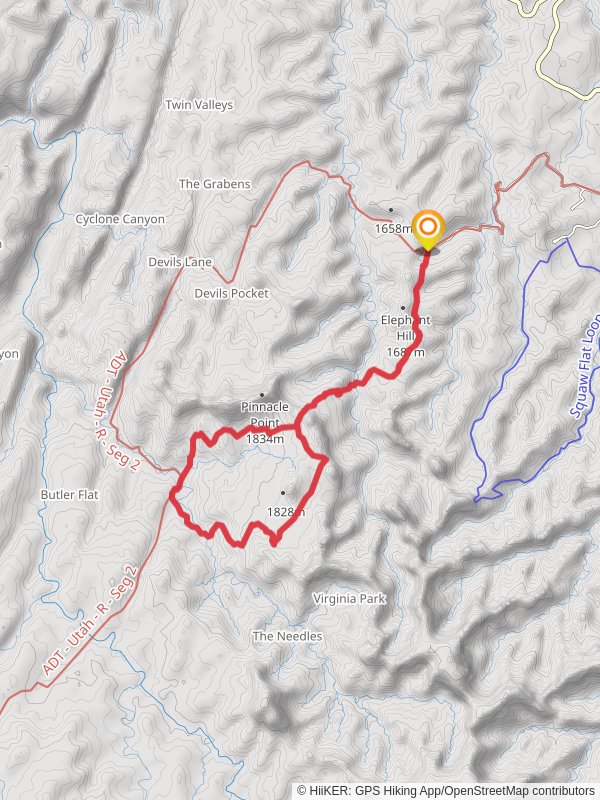 Elephant Hill and Chesler Park Loop Trail