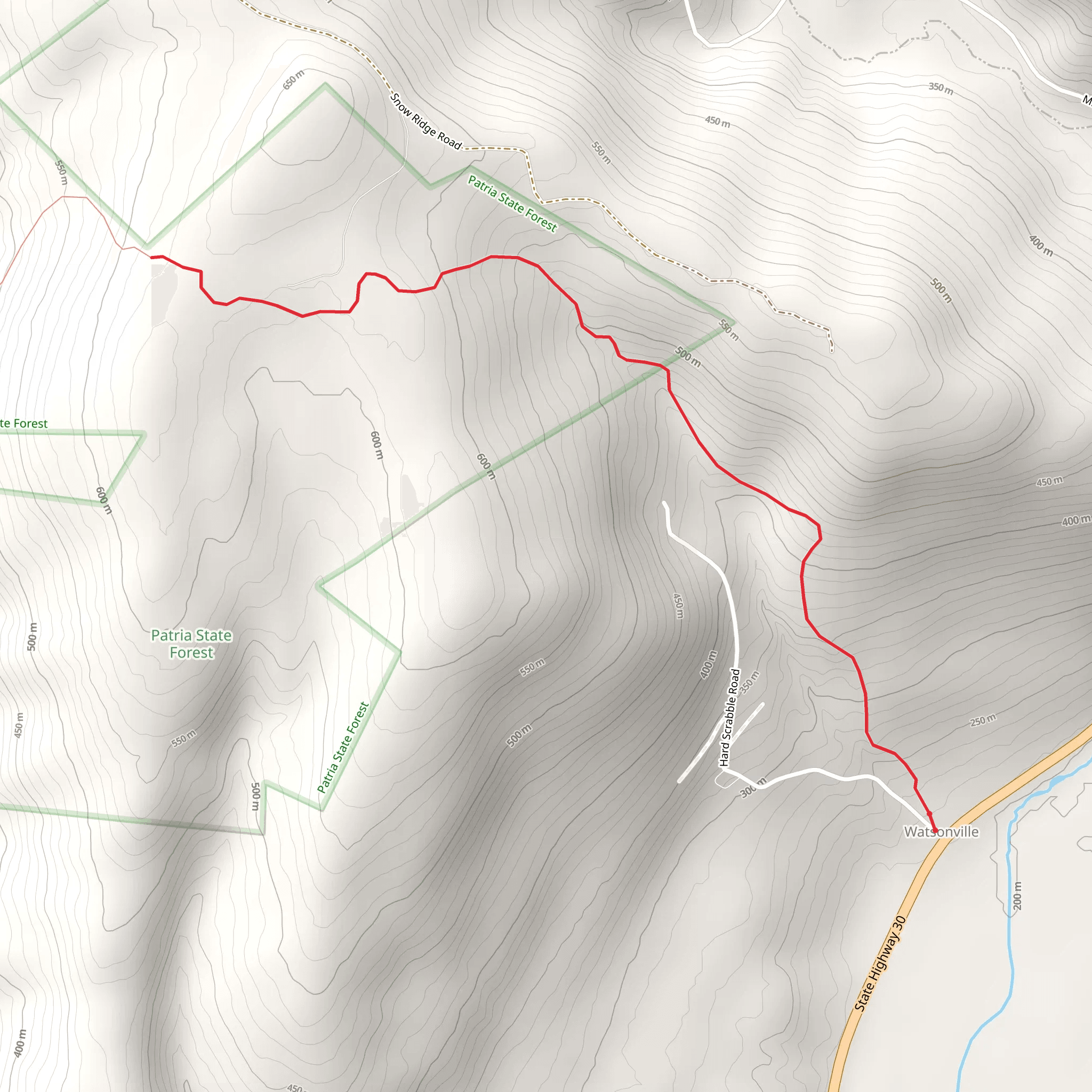 Watsonville Long Path mobile static map