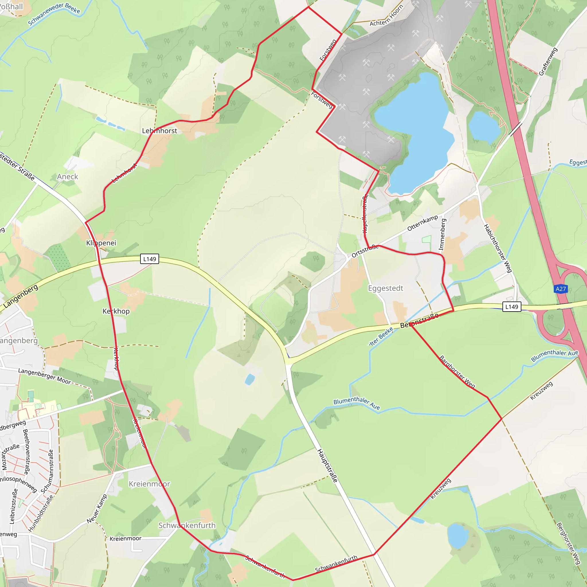 Unterweser Weg mobile static map